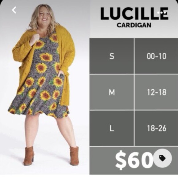 LuLaRoe Lucille Sweater - Picture 2 of 2
